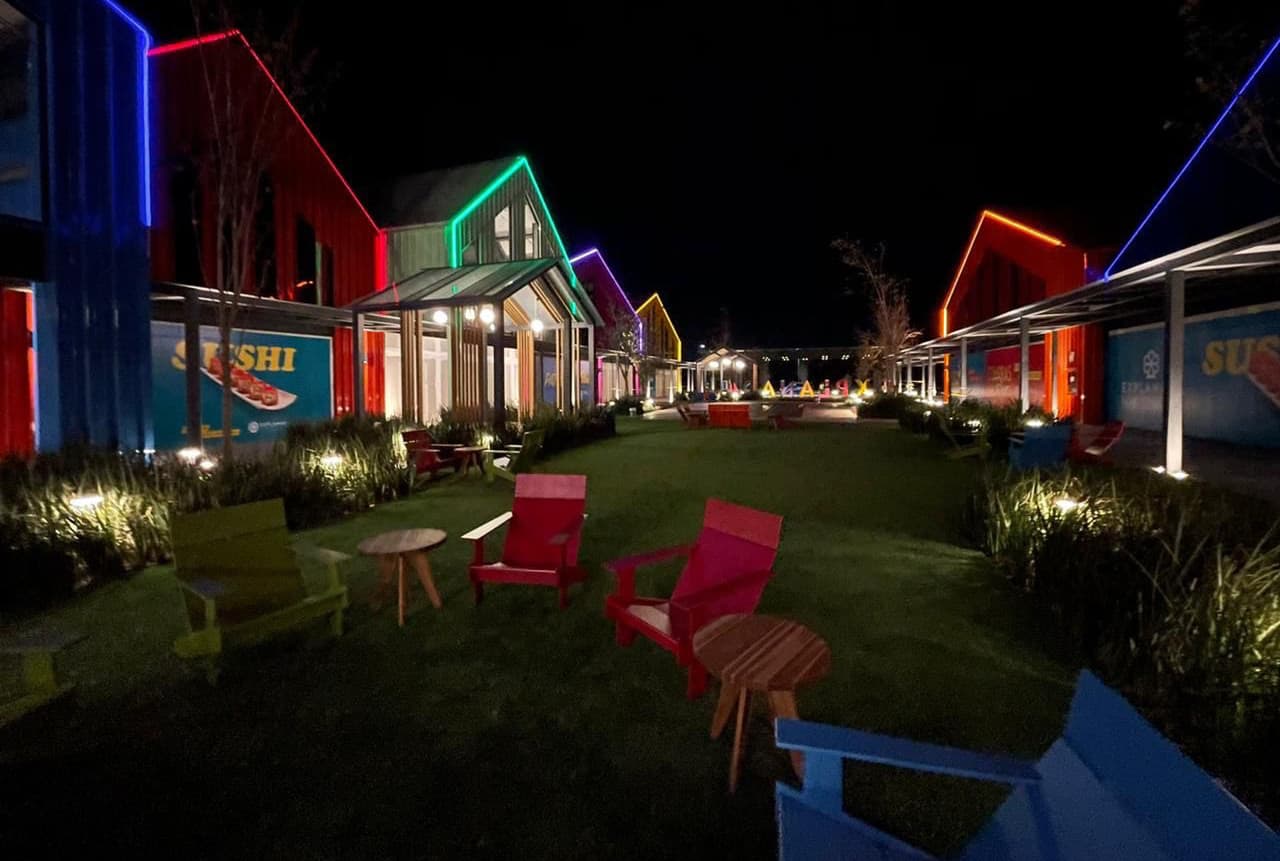 Explanada Puebla — cabanas iluminadas