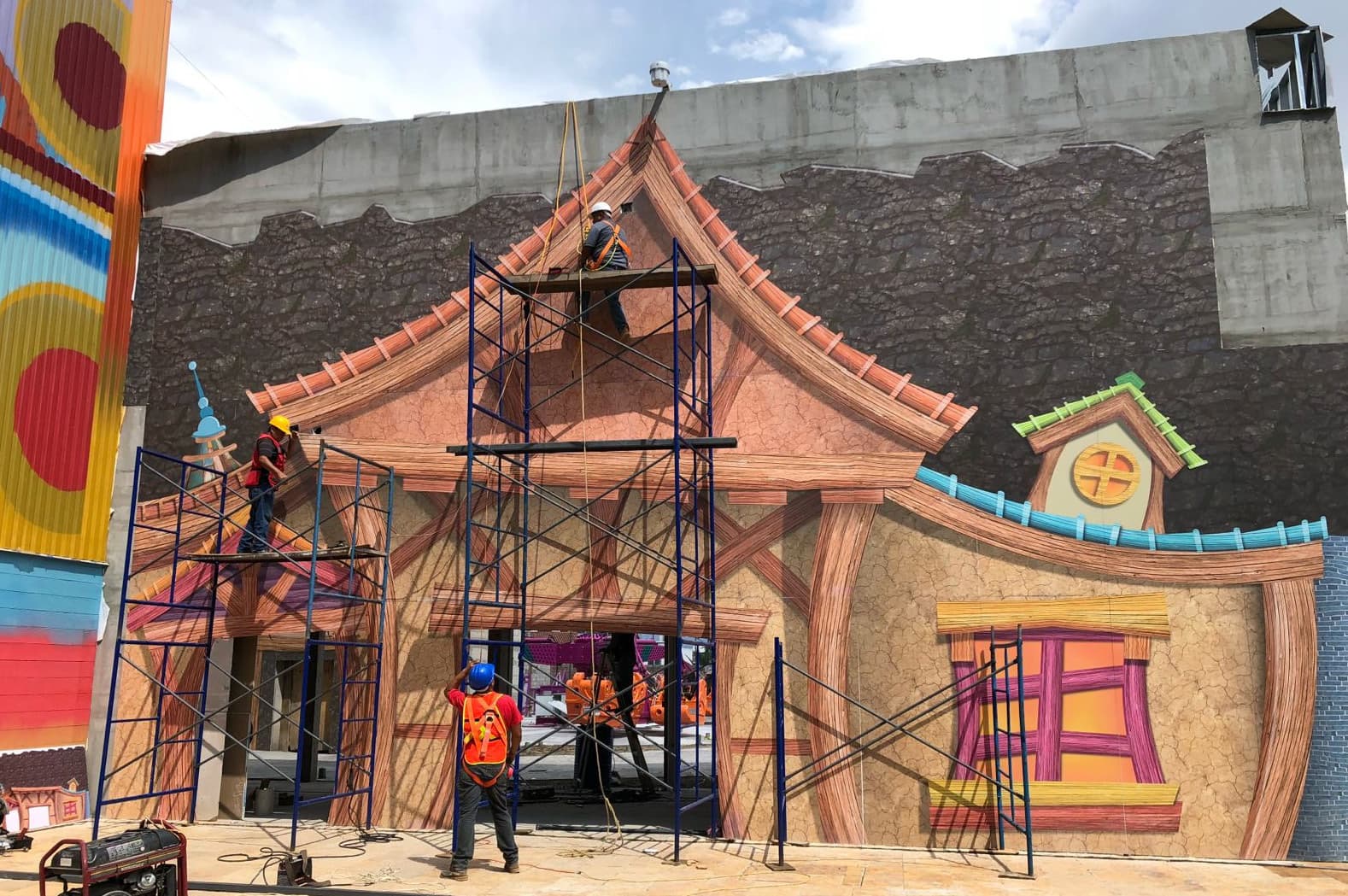 Feria Explanada Puebla — proceso de construcción